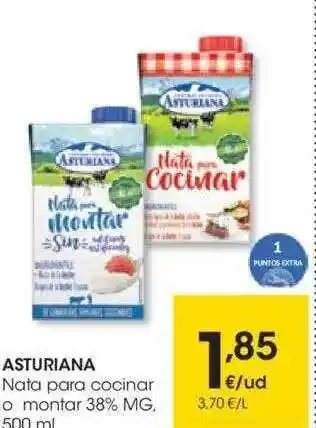 Eroski Asturiana Nata Para Cocinar O Montar 38% Mg 500ml oferta