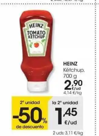 Eroski Heinz Kétchup 700g oferta