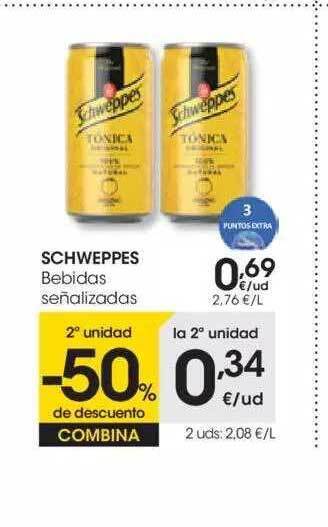 Eroski Schweppes Bebidas Señalizadas oferta