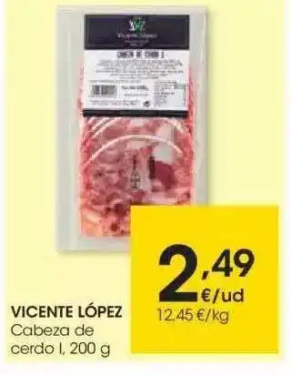 Eroski Vincente López Cabeza De Cerdo 1.200g oferta