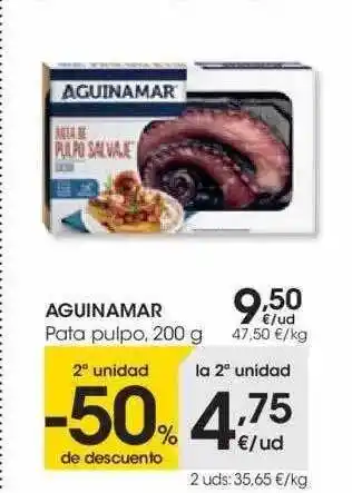 Eroski Aguinamar Pata Pulpo 200g oferta