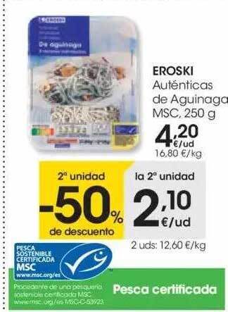 Eroski Eroski Auténticas De Aguinaga Msc 250g oferta