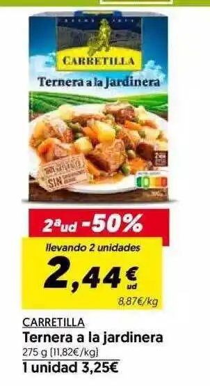 Hiper Usera Carretilla Ternera A La Jardinera oferta