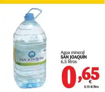 Alimerka San Joaquin Agua Mineral 6,5 litros oferta