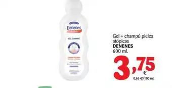 Alimerka Denenes Gel + Champú Pieles Atópicas 600ml oferta