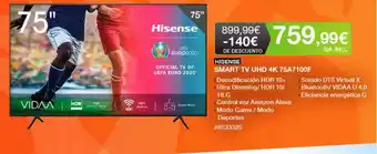 Costco Hisense Smart Tv Uhd 4k 75a7100f oferta
