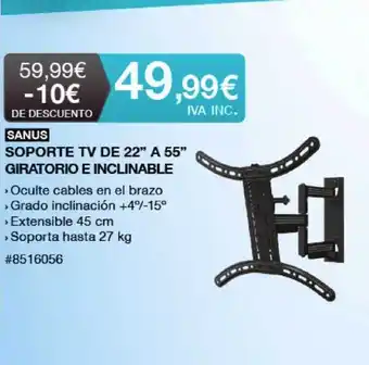 Costco Sanus Soporte Tv De 22 oferta