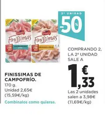 Supercor Exprés Finissimas De Campofrío 170g oferta