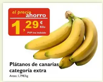 Cash Ecofamilia Plátanos De Canarias Categoría Extra oferta