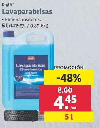 Lidl Lavaparabrisas krafft oferta