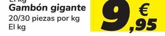 Carrefour Gambón gigante oferta