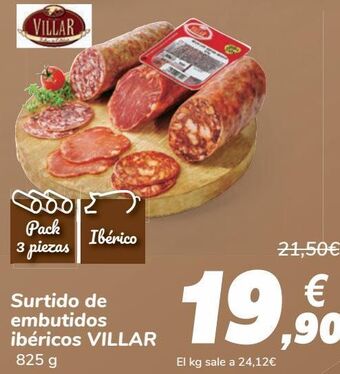 Carrefour Surtido de embutidos ibéricos villar oferta