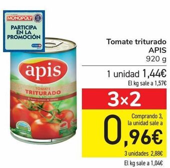 Carrefour Tomate triturado apis oferta