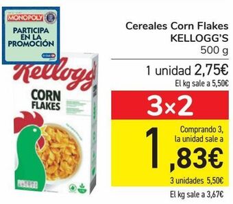 Carrefour Cereales corn flakes kellogg's oferta