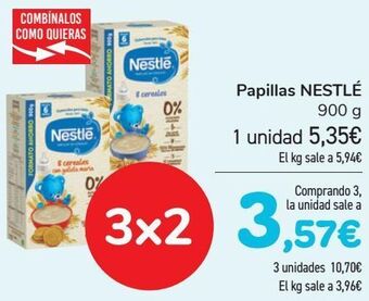 Carrefour Papillas nestlé oferta