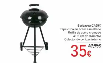 Carrefour Barbacoa cadix oferta