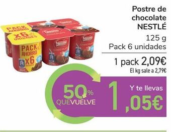 Carrefour Postre de chocolate nestlé oferta