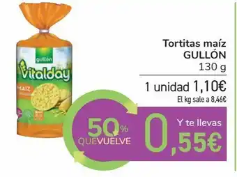 Carrefour Tortitas maíz gullón oferta