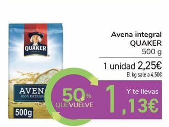 Carrefour Avena integral quaker oferta