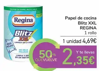 Carrefour Papel de cocina blitz xxl regina oferta