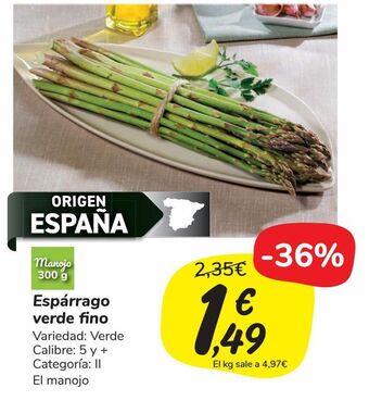 Carrefour Market Espárrago verde fino oferta