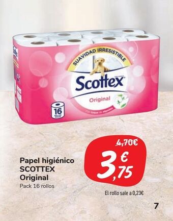 Carrefour Market Papel higiénico scottex original oferta