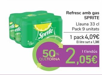 Carrefour Refresco con gas sprite oferta