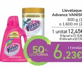 Carrefour Quitamanchas advance vanish oferta