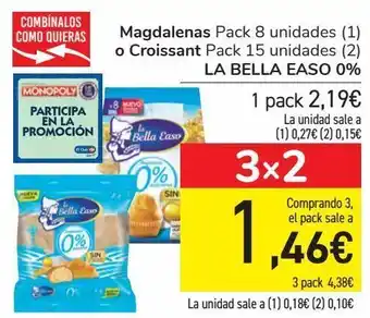 Carrefour Magdalenas o croissant la bella easo oferta