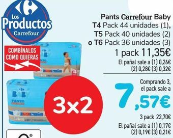 Carrefour Pants carrefour baby t4, t5 o t6 oferta