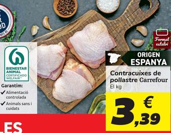 Carrefour Contramuslos de pollo carrefour oferta