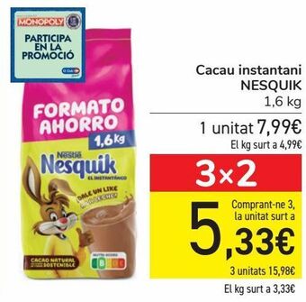 Carrefour Cacao instantáneo nesquik oferta