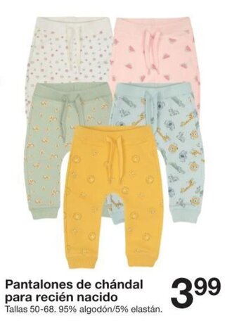 Zeeman Pantalones de chàndal para recién nacido oferta