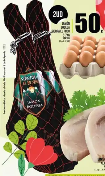 Family Cash Jamáíón Bodega Sierra El Pobo 6-7 Kg 114105 oferta