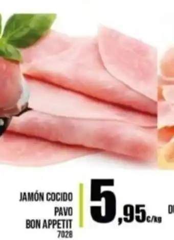 Family Cash Jamón Cocido Pavo Bon Appetit 7028 oferta