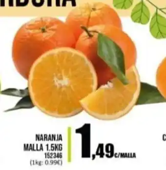 Family Cash Naranja Malla 1,5kg 152346 oferta