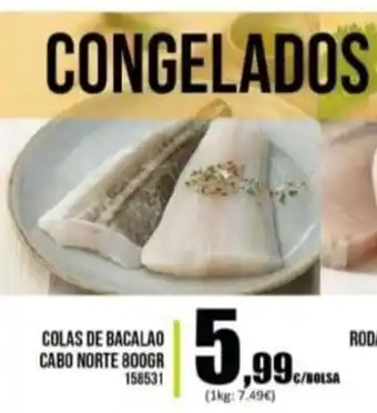 Family Cash Congelados Colas De Bacalao Cago Norte 800Gr 158531 oferta