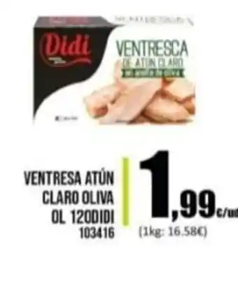 Family Cash Ventresa Atún Claro Oliva OL 1200101 103416 oferta