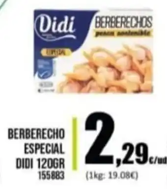 Family Cash Berberecho Especial Didi 120Gr 155883 oferta