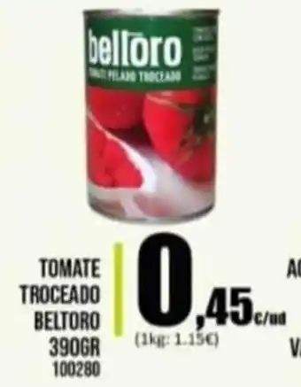 Family Cash Tomate Troceado Beltoro 390Gr 100280 oferta