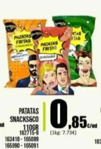 Family Cash Patatas Snacks&Co 110Gr 162715-9 oferta
