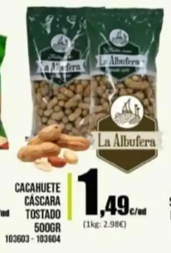 Family Cash Cacahuete Cáscara Tostado 500gr 103603 - 103604 oferta