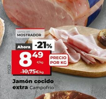 Maxi Dia Jamón cocido campofrío oferta