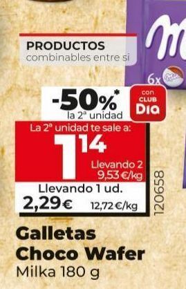 Maxi Dia Galletas milka oferta