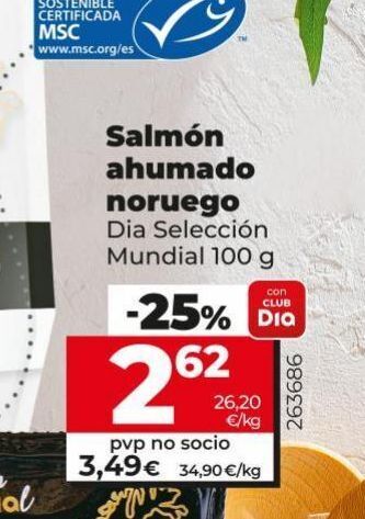 Dia Salmón ahumado dia oferta
