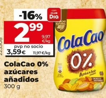 Dia Cacao soluble cola cao oferta
