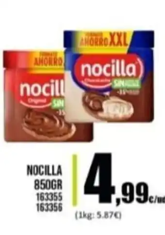 Family Cash Nocilla 850Gr 163355. 163356 oferta