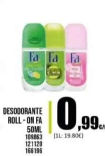Family Cash Desodorante Roll - On FA 50ml 109863,121120,166196 oferta