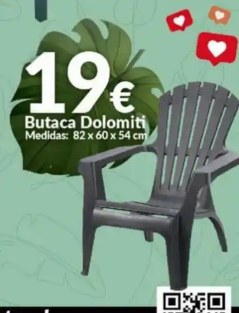 Embargos a lo bestia Butaca Dolomiti Medidas: 82x60x54cm oferta