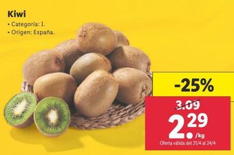 Lidl Kiwis oferta